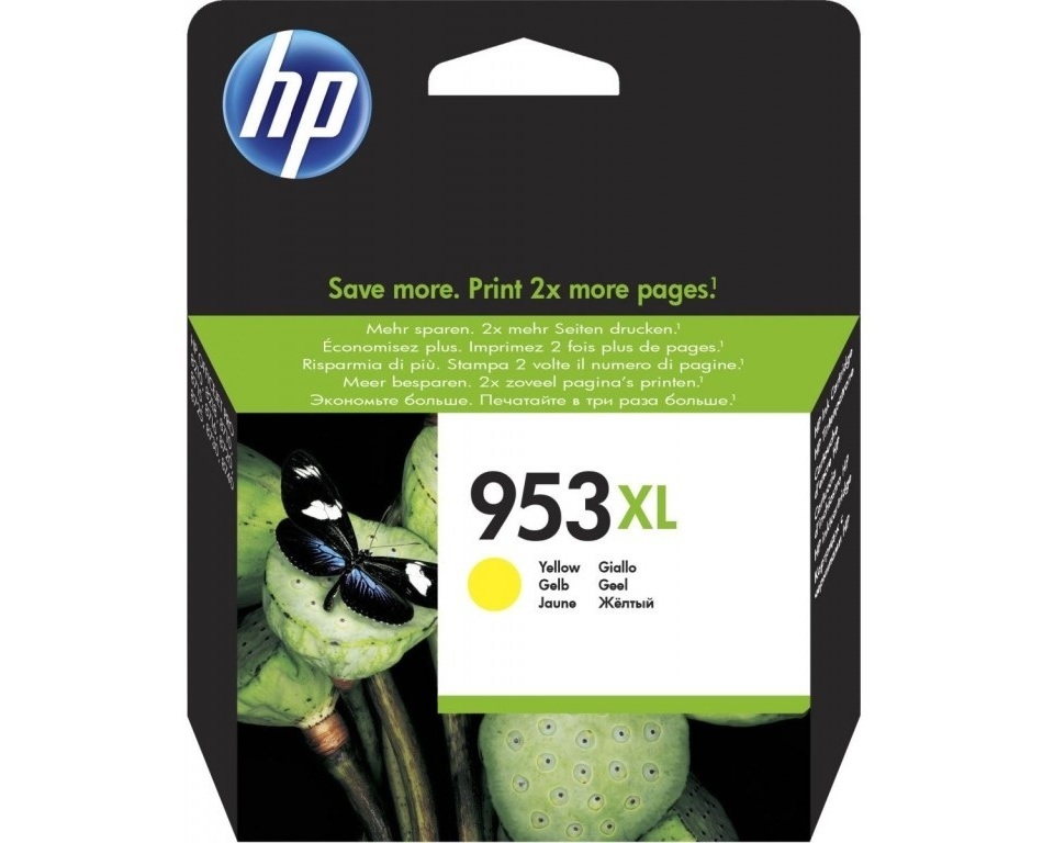 HP Ink cartridge nr 953XL F6U18AE Yellow 20ml 1600s 1