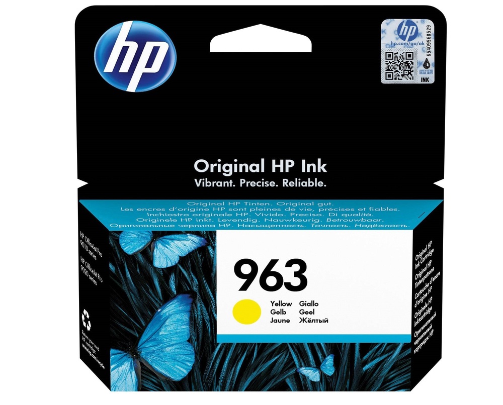 HP Ink cartridge nr 963 3JA25AE Yellow 700str 10.77ml 1