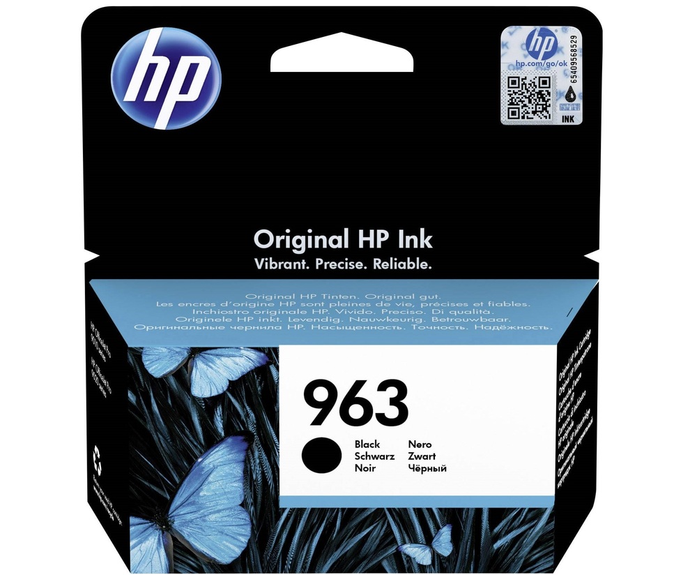 HP Ink cartridge nr 963 3JA26AE Black 1K 24.09ml 1