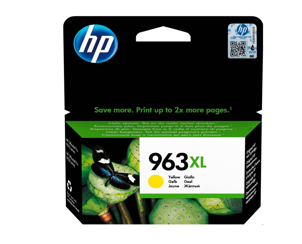 HP Ink cartridge nr 963XL 3JA29AE Yellow 1.6K 22.92ml 1