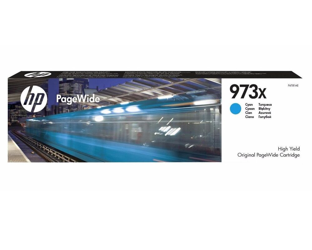 HP Ink cartridge nr 973X F6T81AE Cyan 7K 1