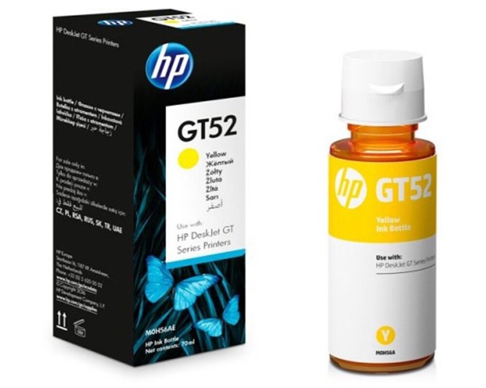 HP Ink cartridge nr GT52 M0H56AE Yellow 8000str butelka 70 ml 1