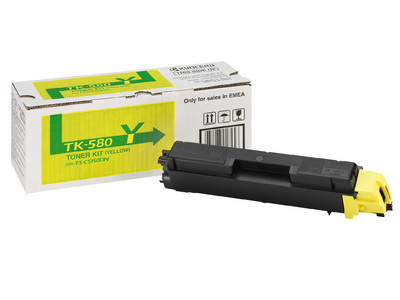 Kyocera Toner TK-580Y Yellow 2.8K 1T02KTANL0 1