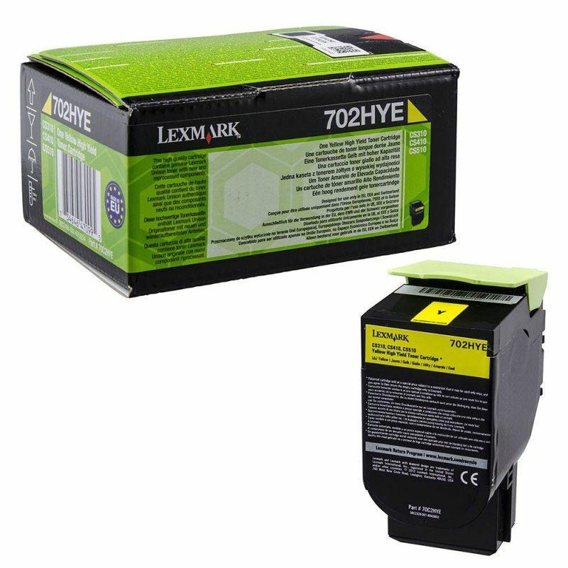 Lexmark Toner 70C2HYE Yellow 3K 1