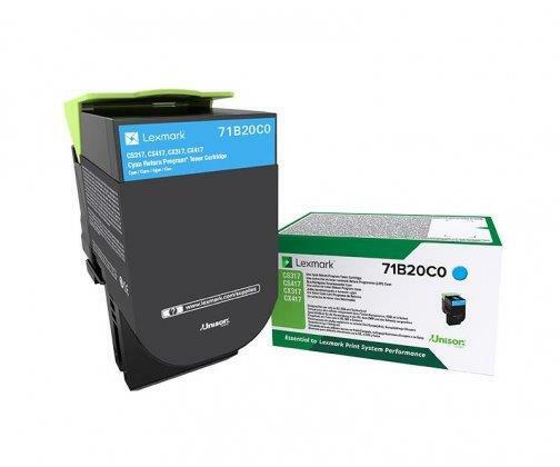 Lexmark Toner 71B20C0 Cyan 2.3K 1
