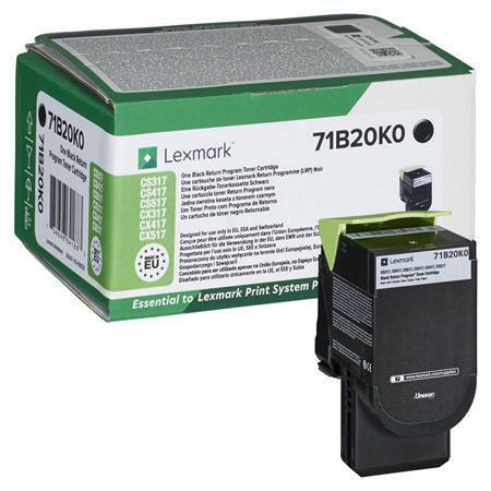 Lexmark Toner 71B20K0 Black 3K 1