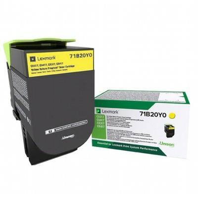 Lexmark Toner 71B20Y0 Yellow 2.3K 1