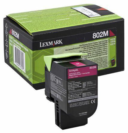 Lexmark Toner 802M 80C20M0 Magenta 1K 1