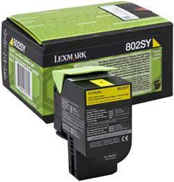 Lexmark Toner 80C2SY0 Yellow 2K 1