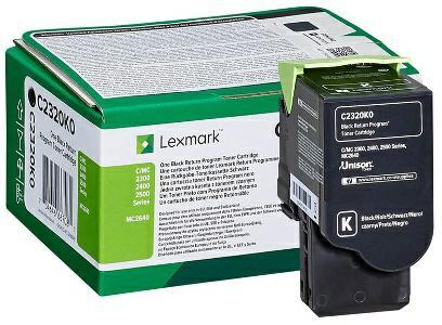 Lexmark Toner C2320K0 Black 1K 1