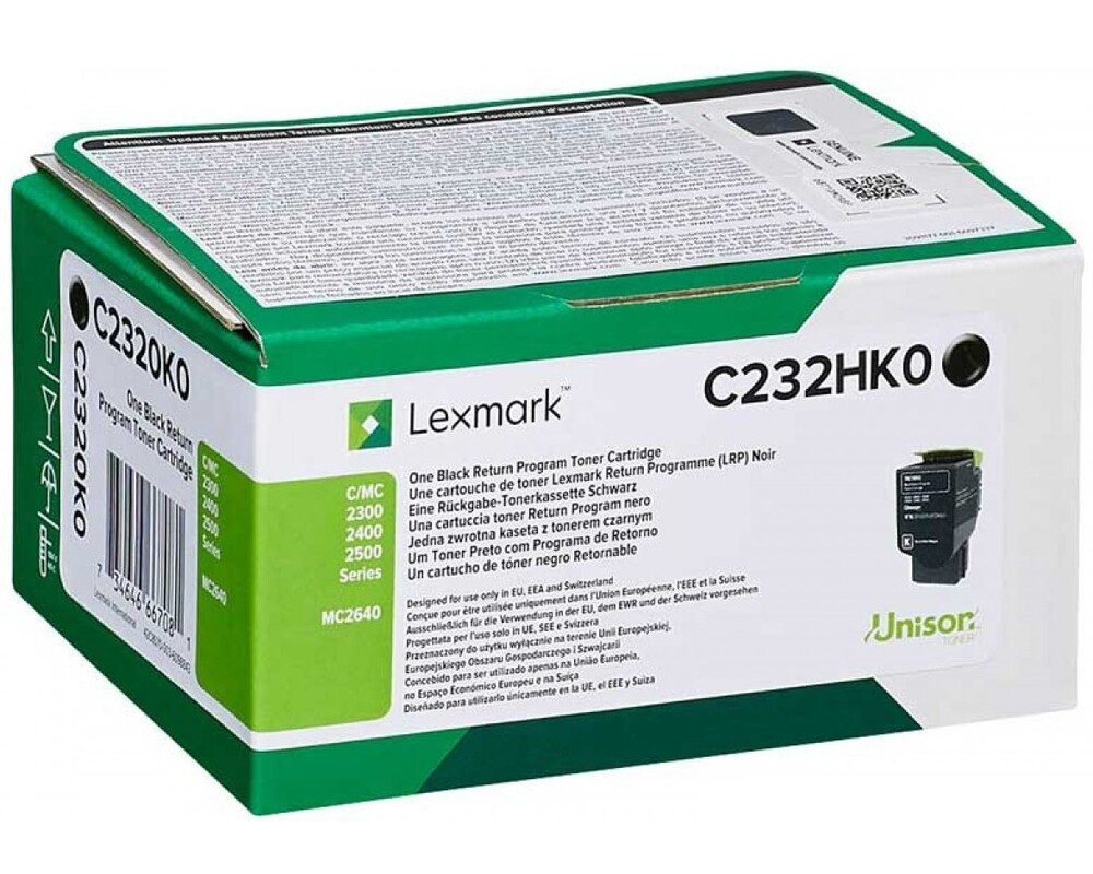 Lexmark Toner C232HK0 Black 3K 1