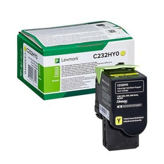 Lexmark Toner C232HY0 Yellow 2.3K 1