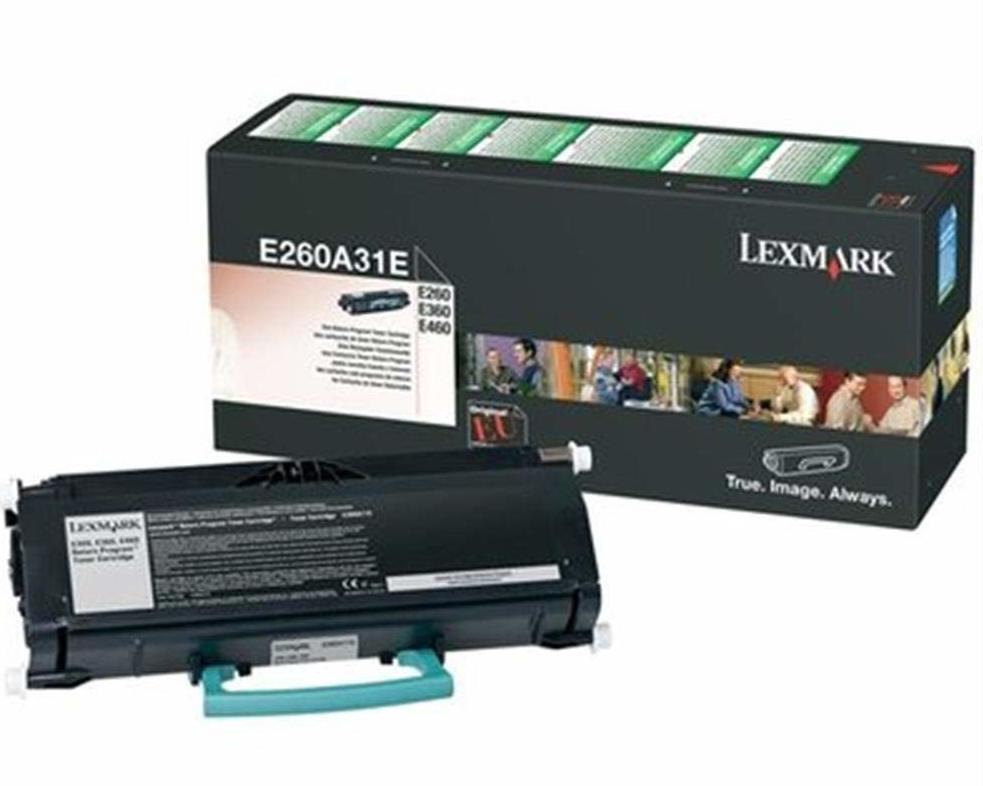 Lexmark Toner E260A31E Black 3.5K 1