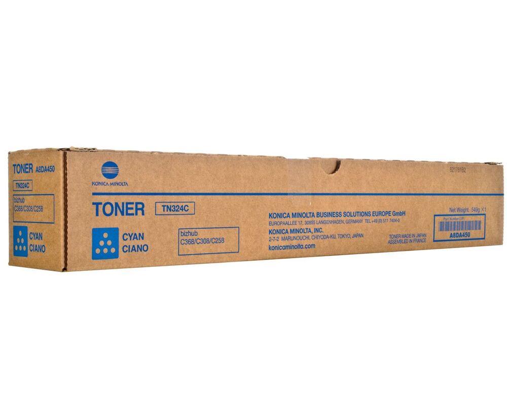 Minolta Toner TN-324C C258 Cyan 26K 1