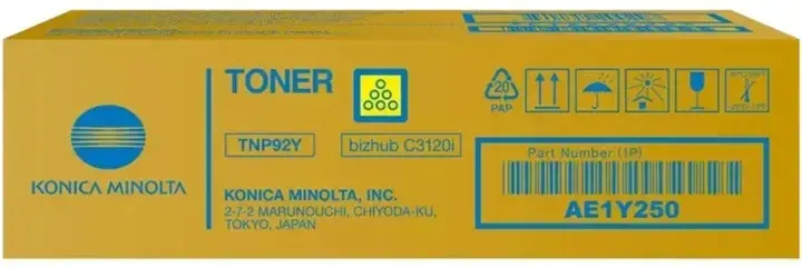 Minolta Toner TNP-92Y AE1Y250 Yell. 4K 1