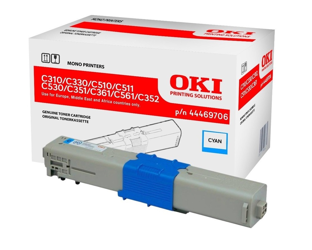OKI Toner C310/330/510 Cyan 1