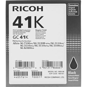 Ricoh Gel cart GC-41K HC 405761 Black 1