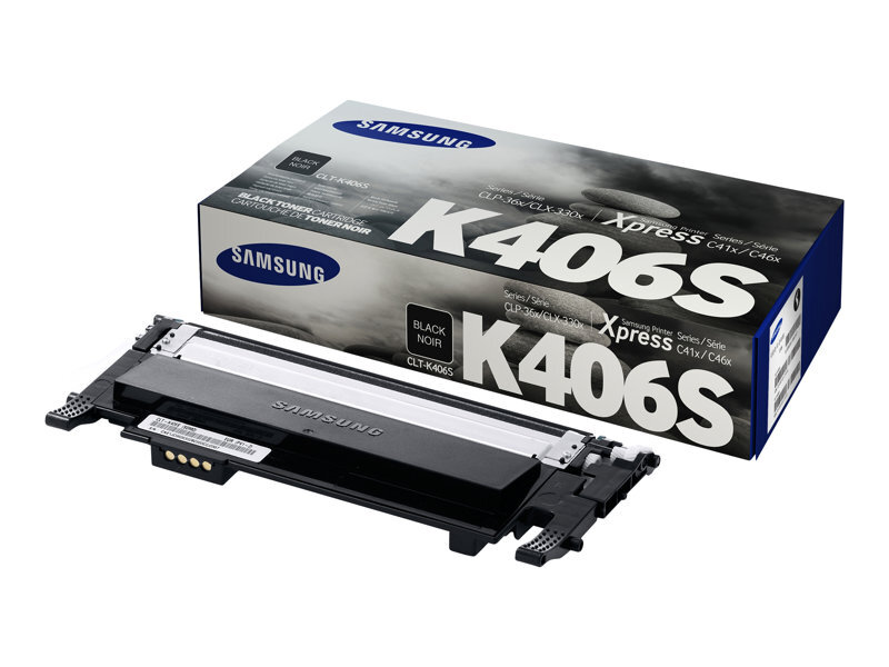 Samsung Toner CLT-K406S/SU118A BLAC 1.5K CLP-360/CLP-365/CLX-3300/C410W/C460W 1