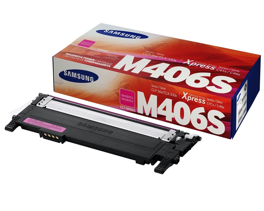 Samsung Toner CLT-M406S/SU252A MAGENT 1K CLP-360/CLP-365/CLX-3300/CLX-3305/C410W 1