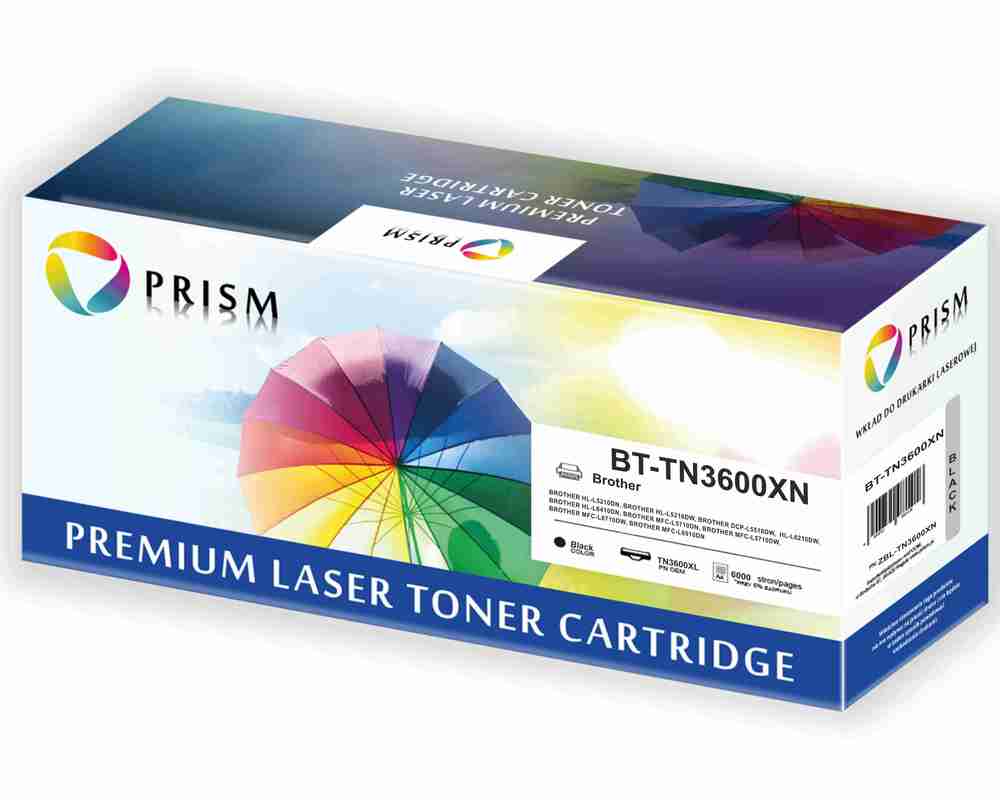 PRISM Brother Toner TN-3600XL Black 6k 100% New 1