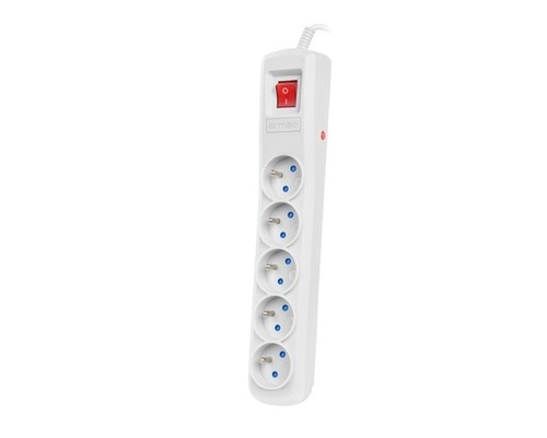 ARMAC Power strip POWER R5 1.5M SZARA 1