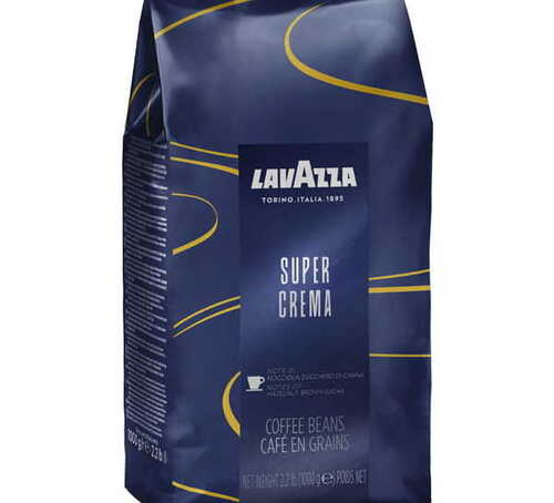Cofee LAVAZZA SUPER CREMA 1 KG BLUE Beans 1