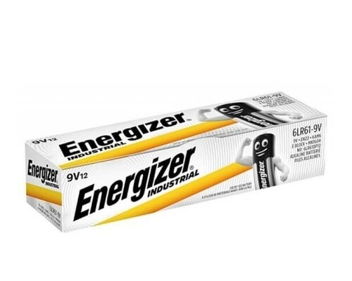 Baterry Energizer Industrial 9V 6LR61 opakowanie 12szt 1