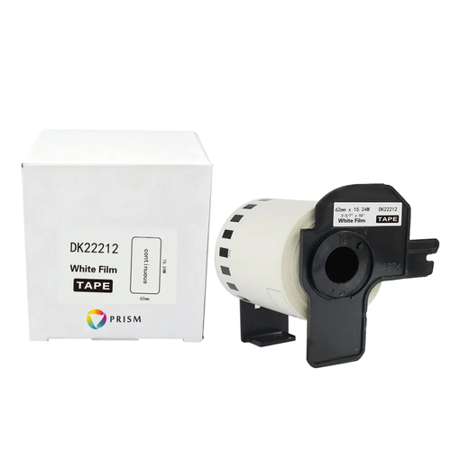 PRISM Brother etykieta DK-22212 62mm x 15,24m czarny na białym 1
