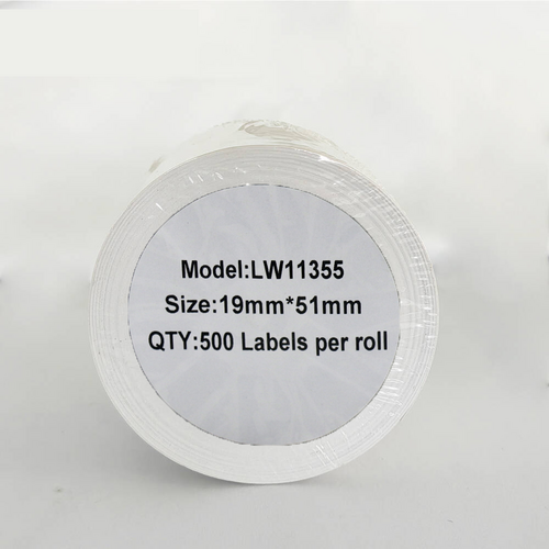 Etykieta DYMO LW 11355 19mm x 51mm 500sz czarny na białym zamiennik S0722550 1