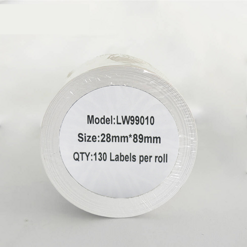 Etykieta DYMO LW 99010 28mm x 89mm 130sz czarny na białym zamiennik S0722370 1