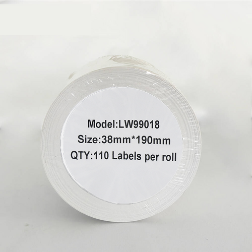 Etykieta DYMO LW 99018 38mm x 190mm 110s czarny na białym zamiennik S0722470 1