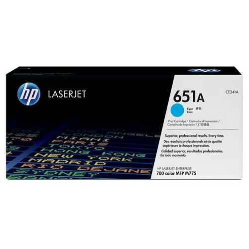 HP Toner nr 651A CE341A Cyan 16K 1