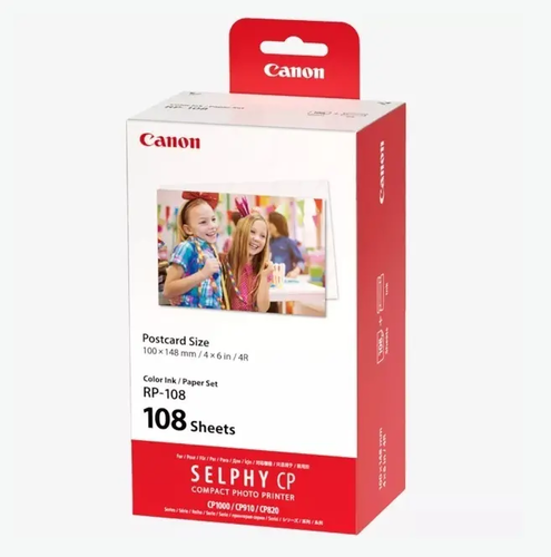Canon RP-108 CMYK 6ml + Papier Tusze atramentowe kolorowe 6ml + 108 ark 1