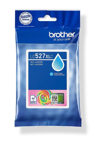 Brother Tusz LC527XLC Cyan 2K str 1