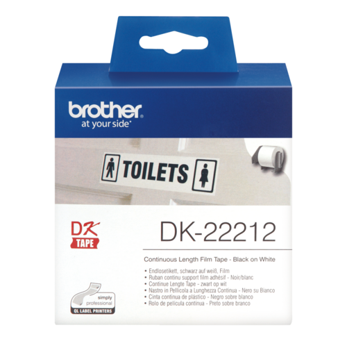 Brother Tape DK-22212 62mmX15.24m White 1