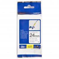 Brother Tape TZE-FX251 Black druk/White pad. laminowane. 8 1