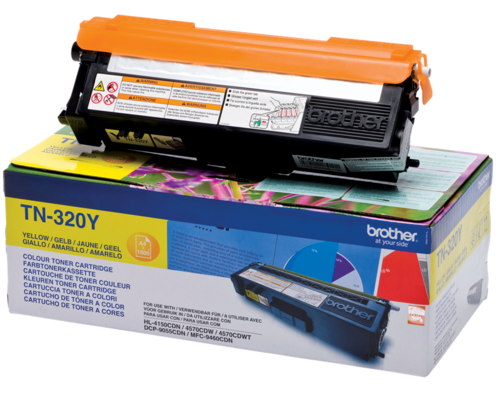 Brother Toner TN-320 Yellow 1.5K 1