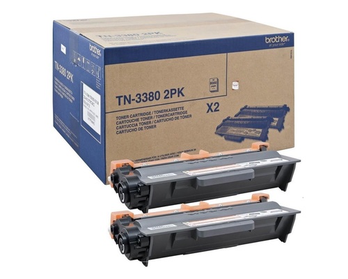 Brother Toner TN-3380 Black 2pack 1