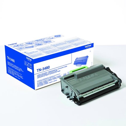 Brother Toner TN-3480 Black 8K 1