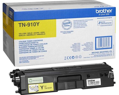 Brother Toner TN-910Y Yellow 9K 1