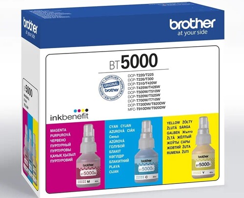 Brother Ink cartridge BT5000CLVAL CMY 3x5K 1