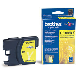 Brother Ink cartridge LC1100 Yellow HC 1