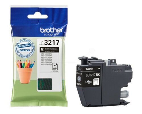 Brother Ink cartridge LC3217BK Black 550str 1