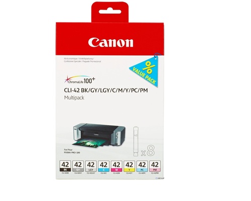 Canon Ink cartridge CLI-42 8pack MultiPack BK/C/M/Y/PC/PM/G/LG 8 x 13 ml 1