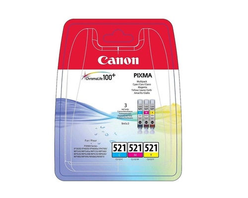 Canon Ink cartridge CLI-521 CMY 3pack 3 x 9 ml 1