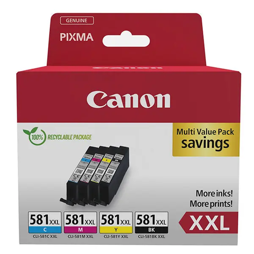 Canon Ink cartridge CLI-581 XXL CMYK MPK 11.7ml 1