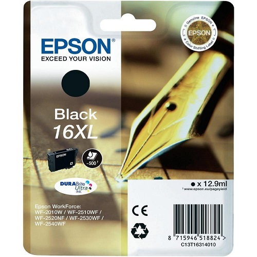 Epson Ink cartridge 16XL WF2010 T1631 Black 12.9ml 1