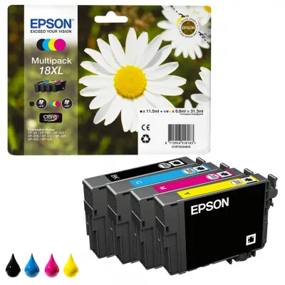 Epson Ink cartridge 18XL T18164 CMYK 3x6.6/11.5ml CMYK 6.6ml 1
