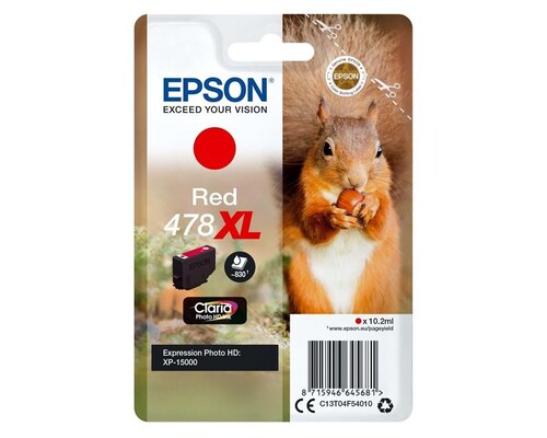 Epson Ink cartridge 478XL XP-1500 Red 10.2ML 10.2ml 1