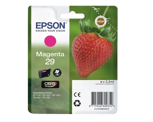 Epson Ink cartridge T2983 Magenta T29 3.2ml 1